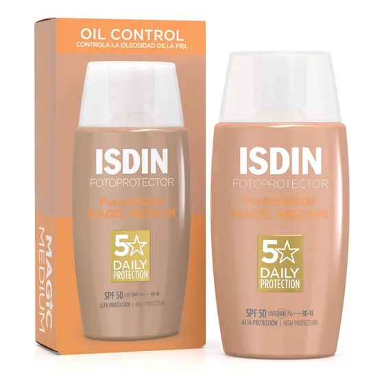 Isdin color fusion water 50ml fotoprotector fps50