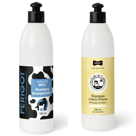 Kit  500ml Shampoo Limpeza Profunda  Branqueador Perigot 
