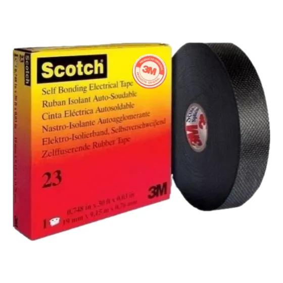 Teipe Aislante Eléctrico De Goma Scotch 23, Autosoldable 3m