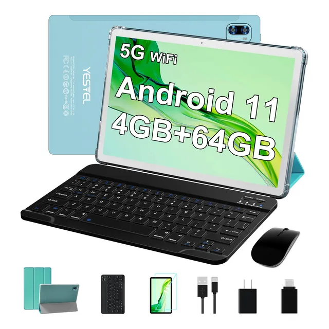 Tablet Android Hd 2.0 Ghz Con 5g Wi-fi Gps Teclado Y Ratón