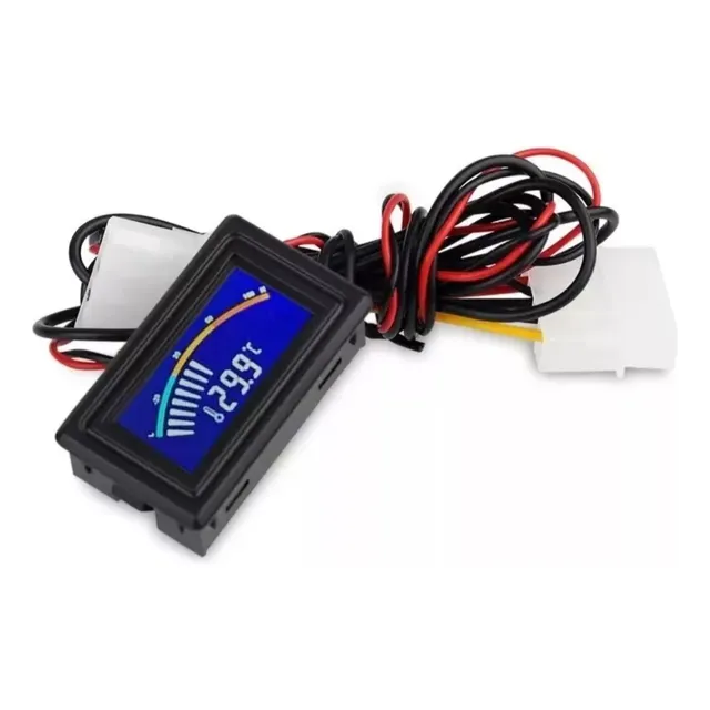 Termometro De Pantalla Puntero Con Sonda Impermeable
