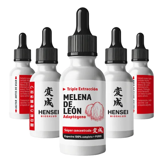5 Extractos Hongo Melena De León Puro 100%