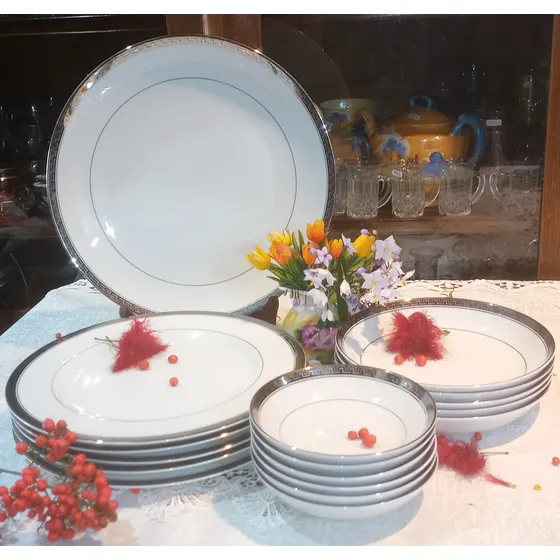 Antiguos Platos Compoteras Y+ Porcelana Japan 17piezas N478