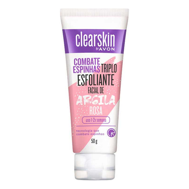 Avon Clearskin Máscara Esfoliante Argila Rosa 50ml Avon Clearskin Máscara Esfoliante Argila Rosa 50ml
