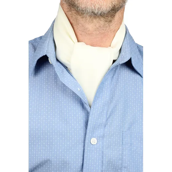 Pañuelo Tipo Seda Italiano Cuello Tango Hombre Liso