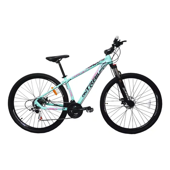 Bicicleta mountain bike femenina Fire Bird On Trail R29 tamaño del cuadro S color turquesa/rosa/negro