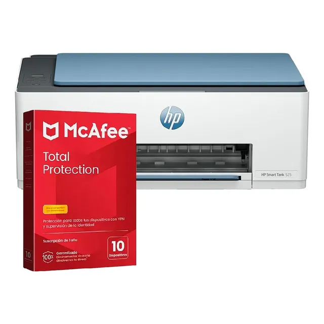 Impresora Multifuncional Hp 525 + Antivirus Mcafee