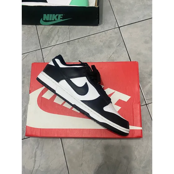 Nike Dunk Low Retro Panda White-black 29.5 Cm Original, Importado De Usa Sin Detalles
