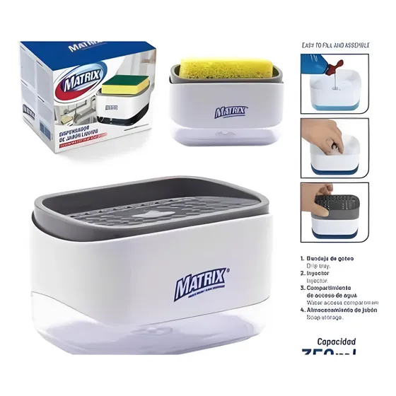 Dispensador De Jabón Líquido Matrix Mayor Y Detal 