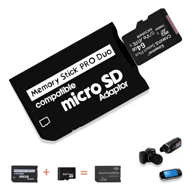 Adaptador Memory Stick Pro Duo Para Camaras Muy Compatible
