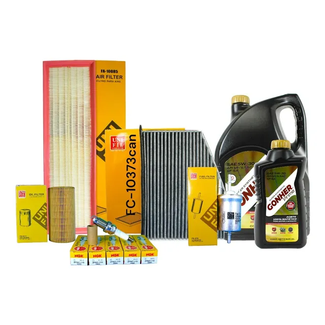 Kit Afinación Para Vw Bora 2.5 Jetta Mk6 Bujía & 5w30 Api Sp