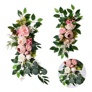 2 Flores Artificiais Decorativas Com Espelho Para Porta De 2 Flores Artificiais Decorativas Com Espelho Para Porta De