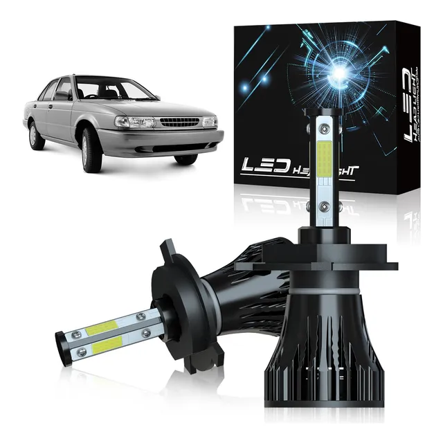 Focos Led H4 Nissan Tsuru 3 Iii 1994-95 Alta Y Baja 18000lm