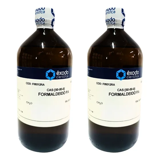 Kit 2 Formaldeído Formol Solução 36,5% - 1000ml