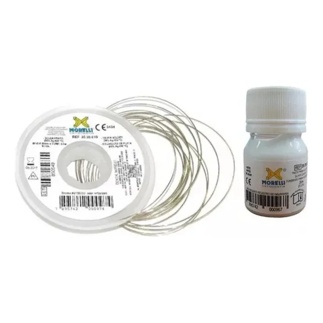 Pasta(fluxo) P/ Solda Liga De Prata 20 Ml+solda Prata 5 Mts