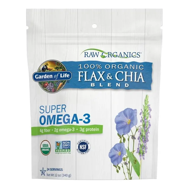 Mezcla De Semillas Super Omega 3 Garden Of Life 340 Gr