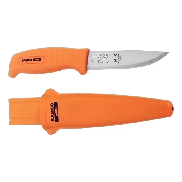 Cuchillo Bahco Con Funda Plastica Modelo 1446 Caza Pesca Repuestos Floresta