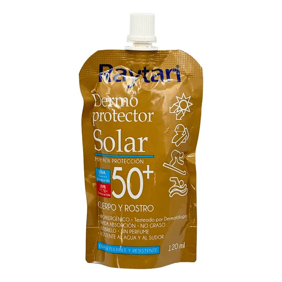 Raytan Protector Solar 120ml Fps 50+ Uva/uvb Bloqueador Prof