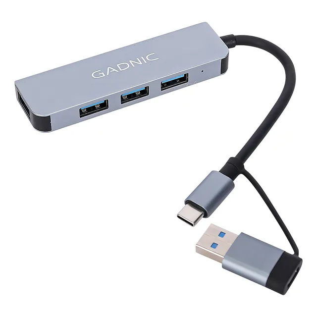 Adaptador Usb-c 4 Puertos Usb 30 Gadnic Syue7 Multidispositivos