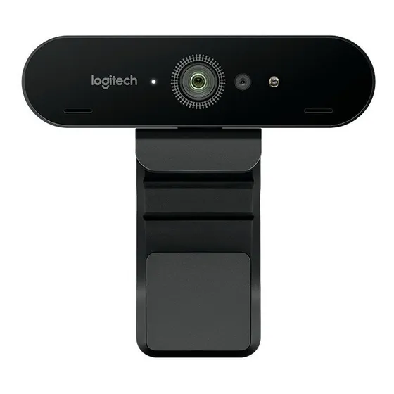 Cámara web Logitech Brio 4K 90FPS color negro