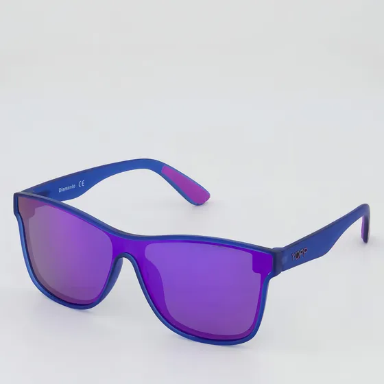 Óculos De Sol Yopp Hype Diamante Uv400 Roxo Cor Da Armação Cinza Cor Da Haste Cinza Cor Da Lente Cinza Desenho