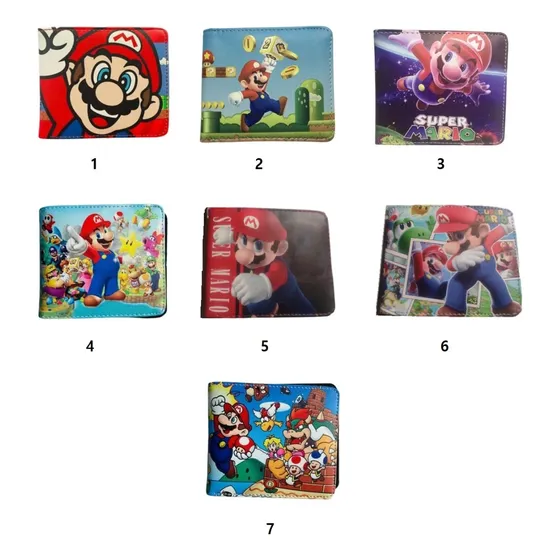 Billetera Cartera Mario Bros Para Niños