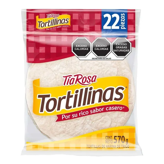 Tortillinas TiaRosa 22 Piezas 570g