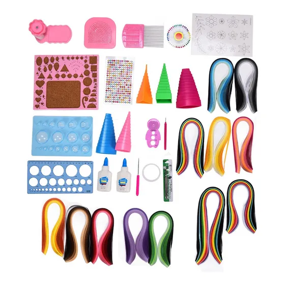 Kit Completo De Pintura En Filigrana De Papel Quilling S