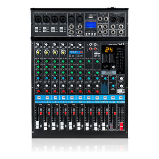 Mixer De Áudio Flygrow 12 Canais Bluetooth Usb 48v Phantom Mixer De Áudio Flygrow 12 Canais Bluetooth Usb 48v Phantom
