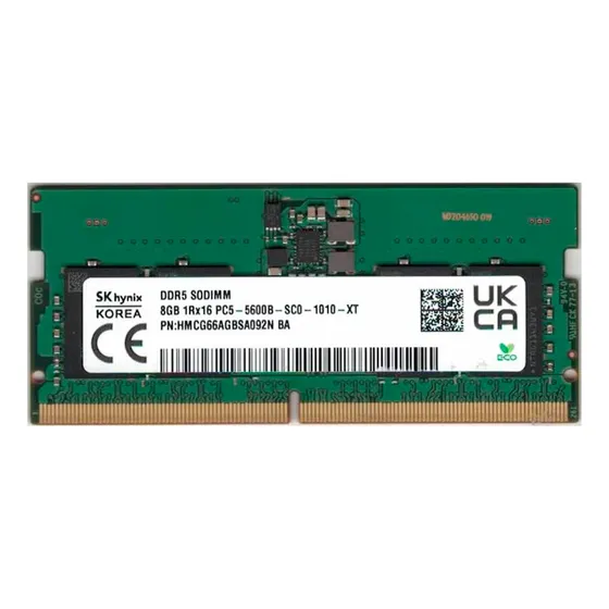 Memoria De Notebook Sk Hynix 8gb 1rx16 Ddr5 Pc5-5600b