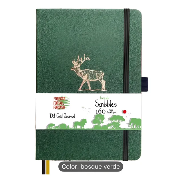 Bullet Journal Verde Oscuro
