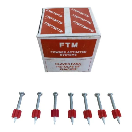 Clavos Para Concreto De Fijación A Pólvora Ftm 1-1/2 Pulgada