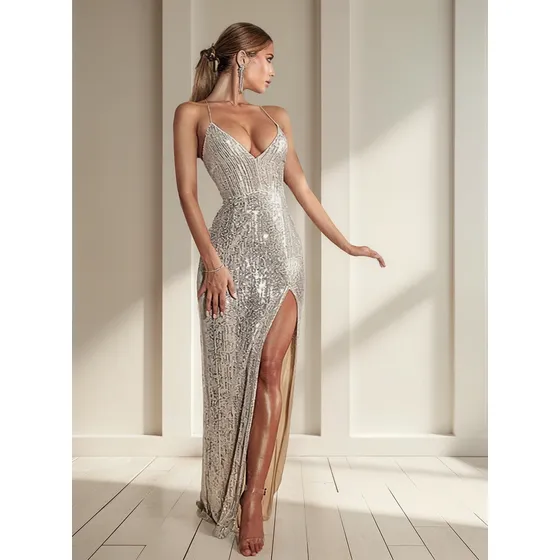 Vestido Importad Mujer Fiest Gala Noch Mod Natalia Qilaixing