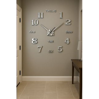 Reloj 3d De Pared Modelos Exclusivos Plateados En Madera Reloj 3d De Pared Modelos Exclusivos Plateados En Madera