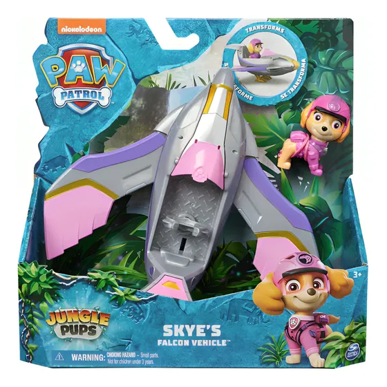 Vehículo Skye Falcon de Paw Patrol Jungle Pups - Sunny