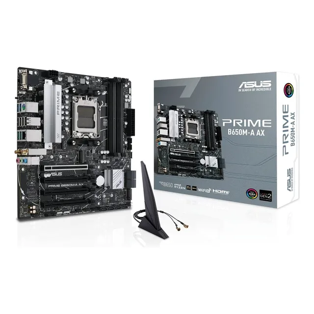 Placa Base Asus Prime B650ma Ax Para Ryzen 7000  Ddr5 2
