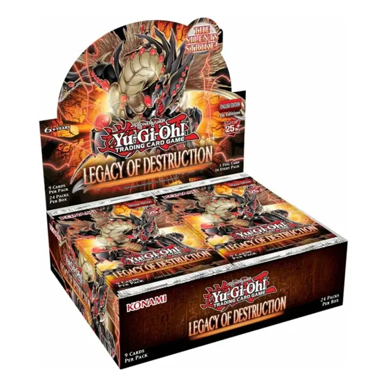 Yugioh Tcg Legacy Of Destruction Booster Box Display Inglés