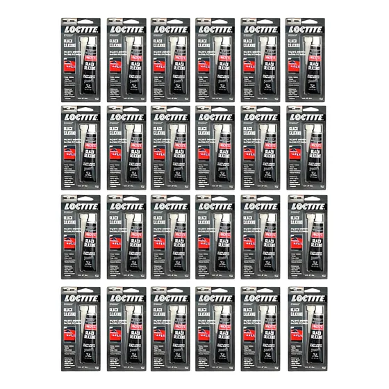Formador De Juntas Loctite Silicón Rtv Negro De 70 Ml 24pz
