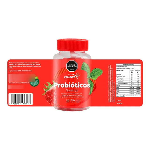 Gomitas Con Probióticos Funat