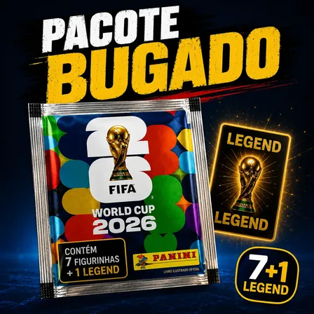 Pacote Figurinha Bugado Figurinha Legend Garantida Copa 2026 Figurinha Legend Album Copa Do Mundo 2026
