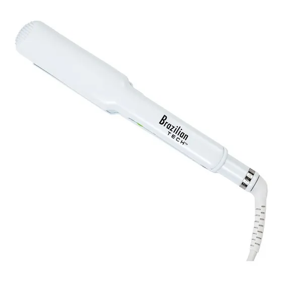 Planchita de pelo BaBylissPRO Nano Titanium 9559 Keratin Brazilian Tech BABNT9559 blanca 220V