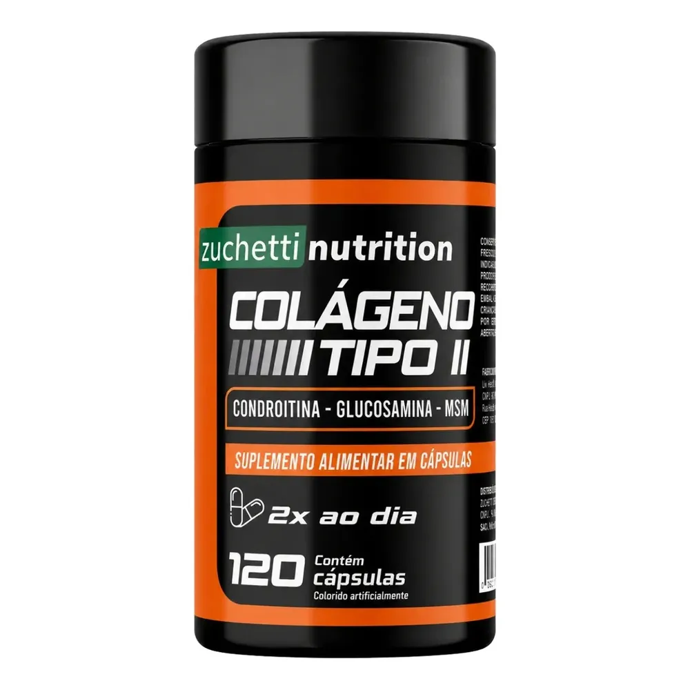 Glucosamina Condroitina Msm Colageno Tipo 2 Com 120 Cápsulas Sem Sabor
