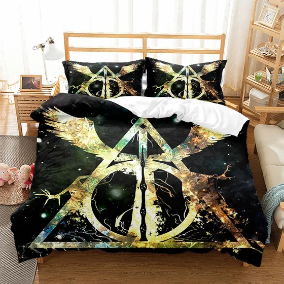 Capa De Edredom Para Gêmeos Harry Potter 2pcs