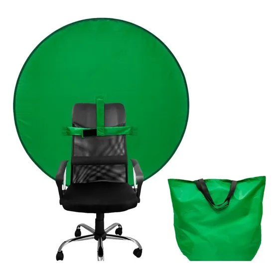 Fundo Fotográfico Chroma Key Verde 142cm Portátil Com Bolsa T-photo