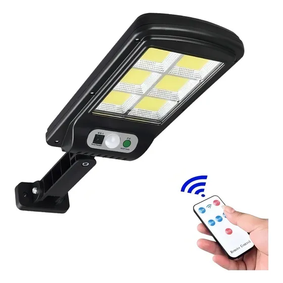 Reflector Solar Luz Led Luminaria Exterior Sensor Movimiento