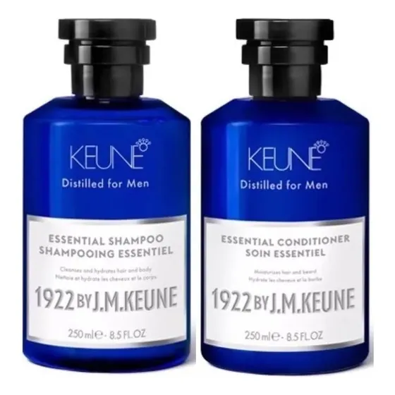 Keune 1922 Essential Kit Shampoo 250ml + Condicionador 250ml