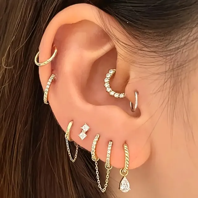 Piercing Aro Flexblie Acero Nariz U Orejas