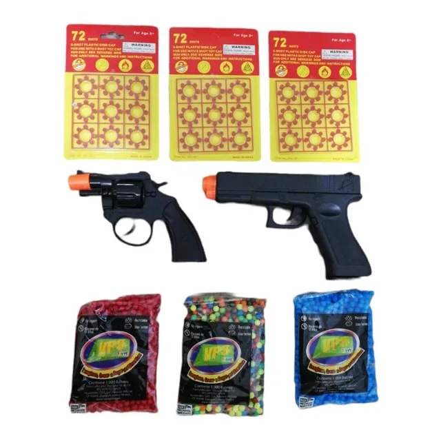 Pistola De Juguete Munición Chinampin Y Balines Postas