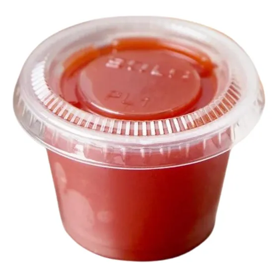 Copa Souffle 1 Oz Envase Para Salsas De Plástico 500 Unds