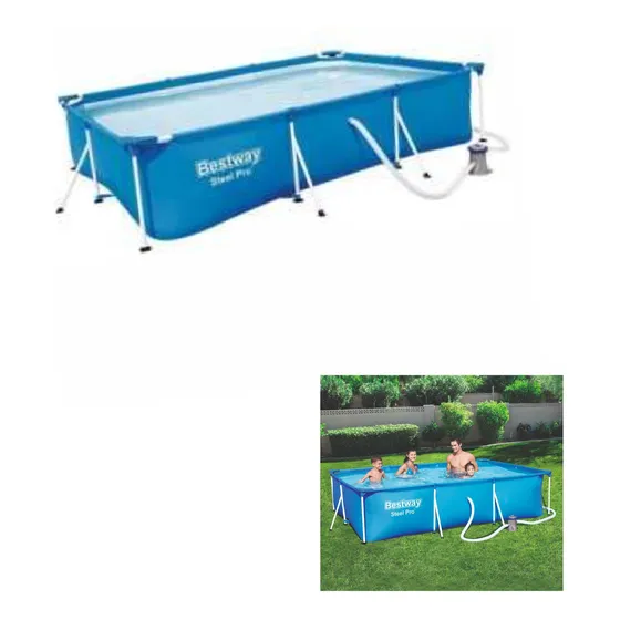 Piscina Estructural Steel Pro  + Bomba Filtrante Bestway